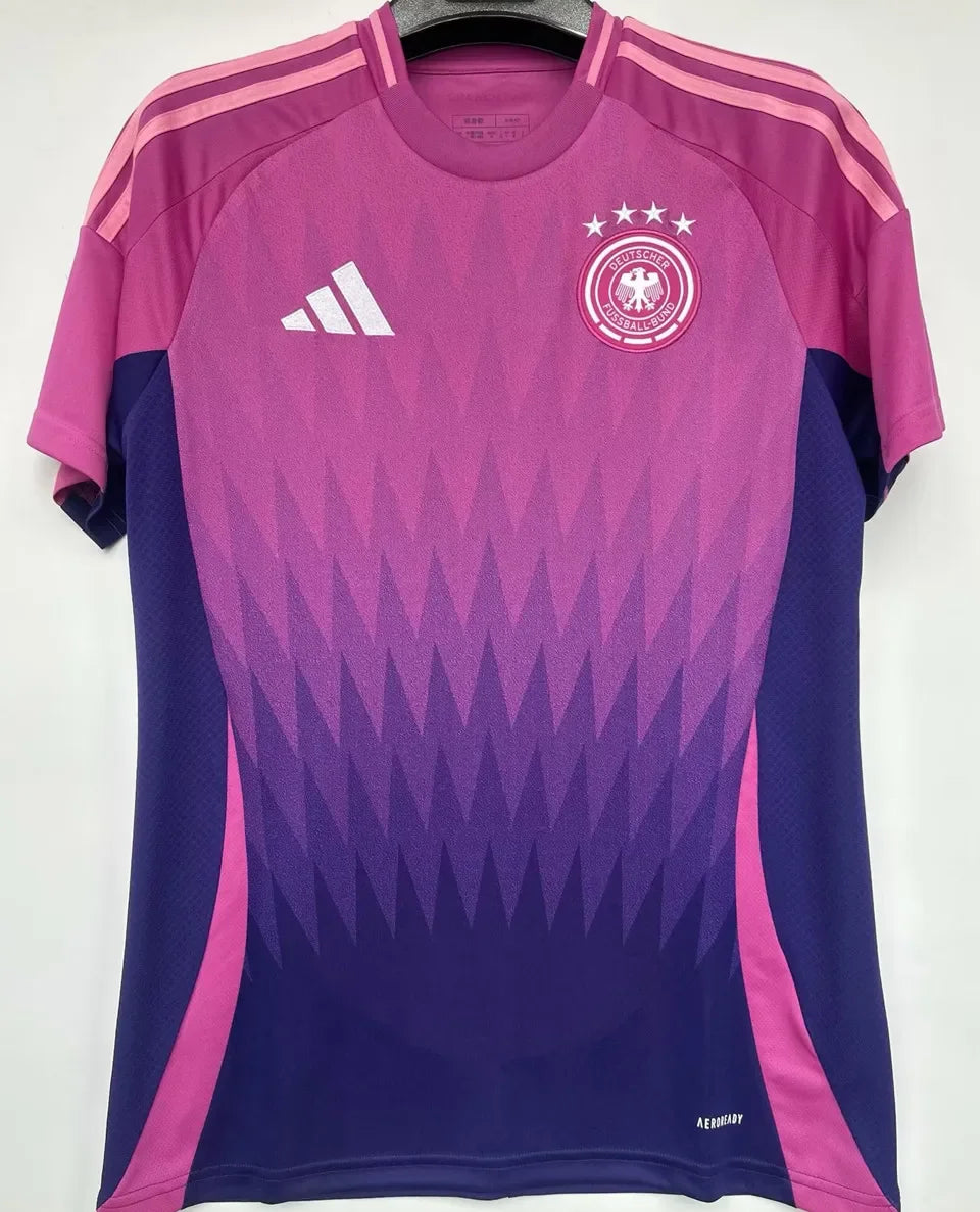 HAVERTZ #7 Germany 1:1 Quality Away Pink Fans Soccer Jersey 2024/25 ★★ Detail 2