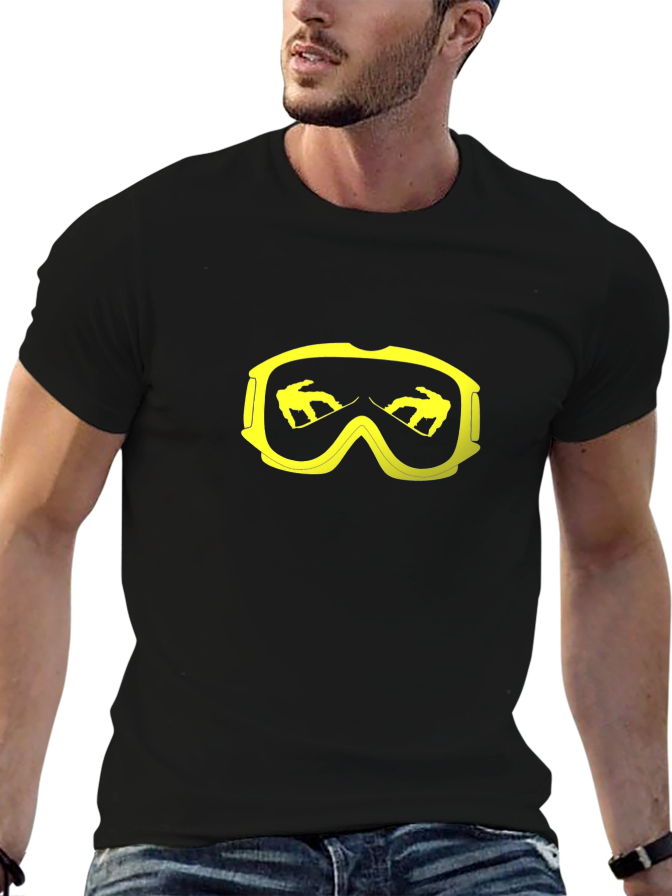 Cool Ski Goggles Graphic T-Shirt