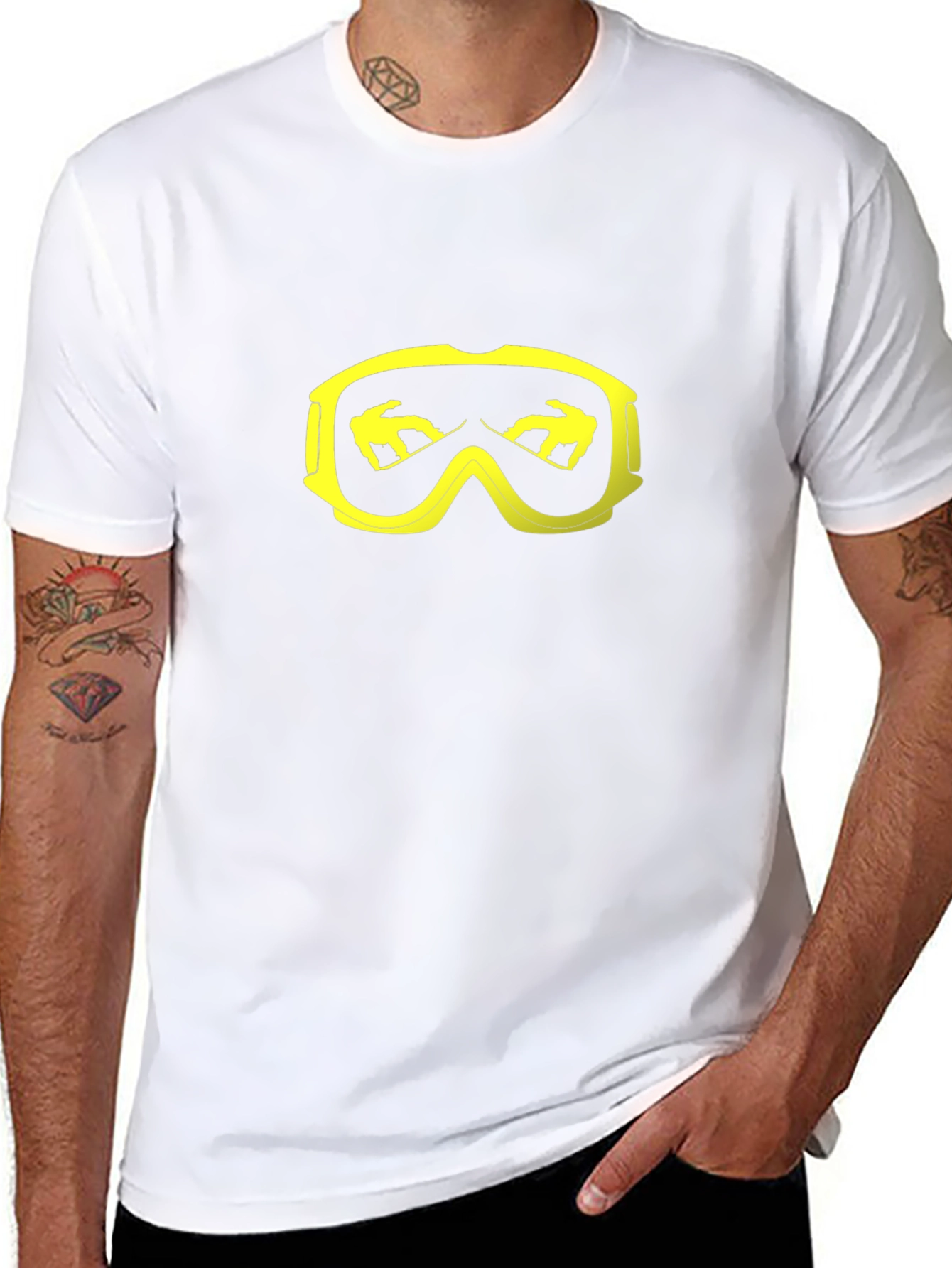 Cool Ski Goggles Graphic T-Shirt