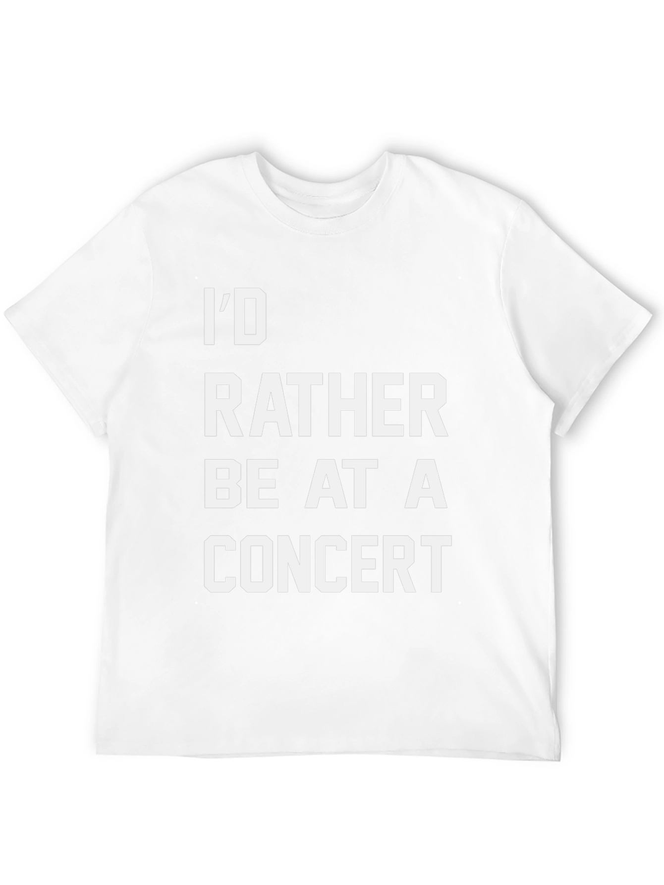 Concert Lover Black T-Shirt