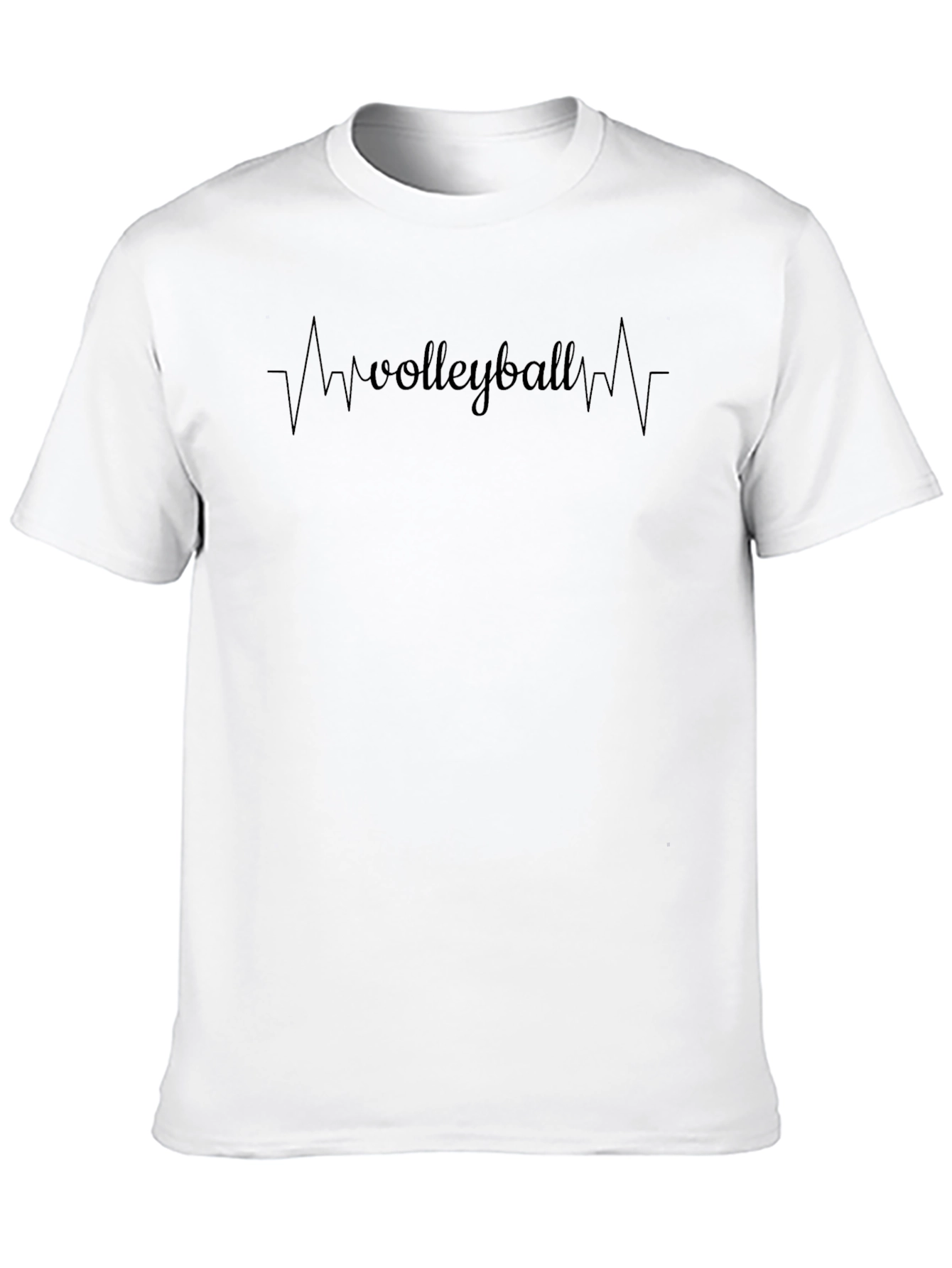 Volleyball Heartbeat T-Shirt - Sporty & Stylish