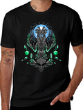 Mystic Serpent Queen Graphic T-Shirt
