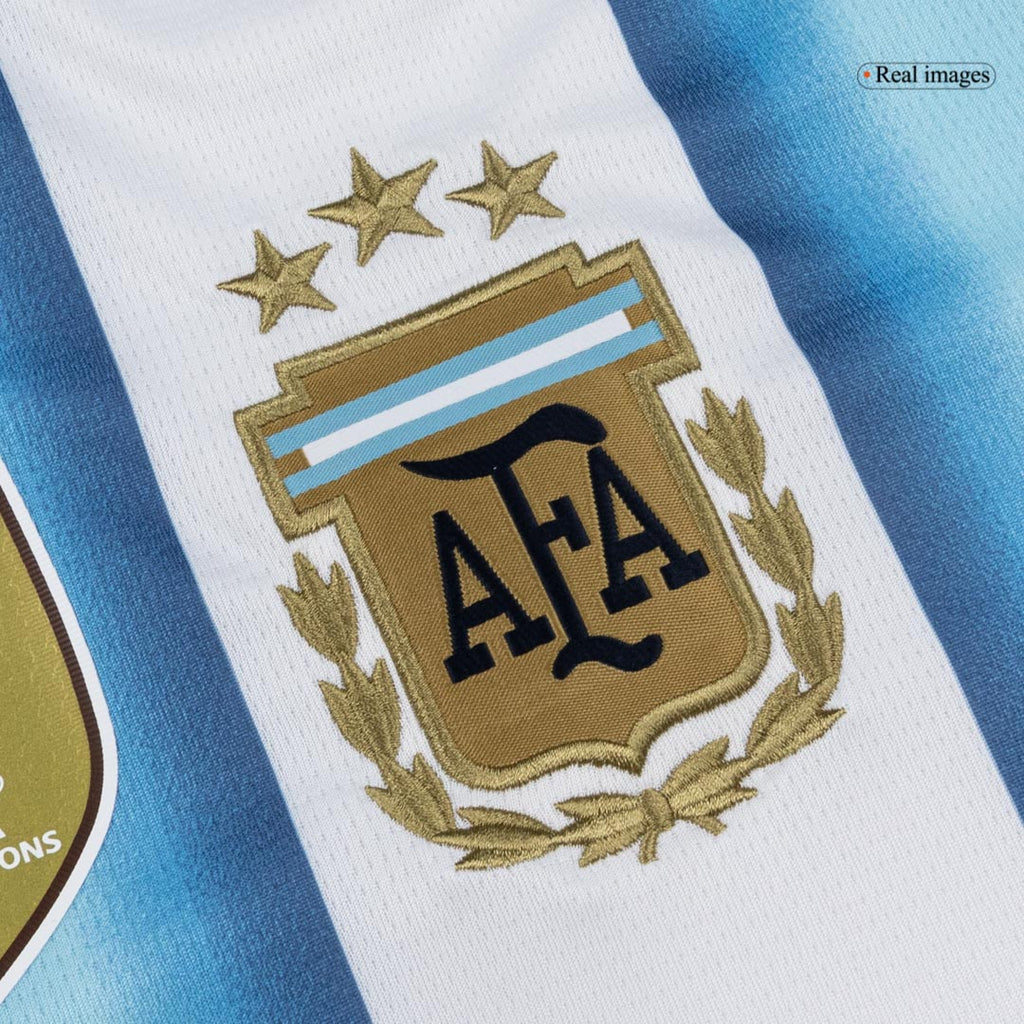 J.ÁLVAREZ #9 Argentina Home Soccer Jersey World Cup 2026 Blue&White Image 5
