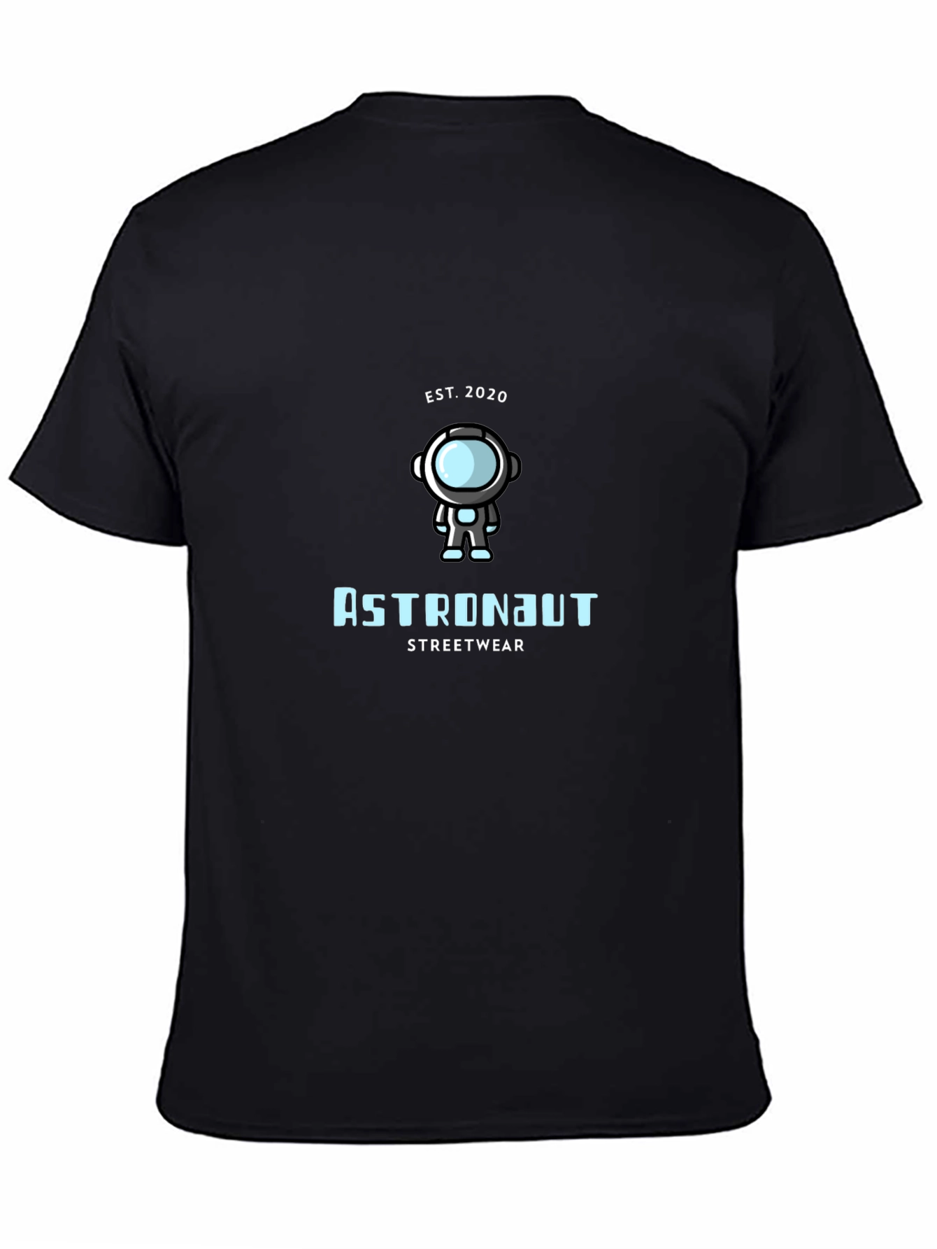 Astronaut Streetwear T-Shirt - Black