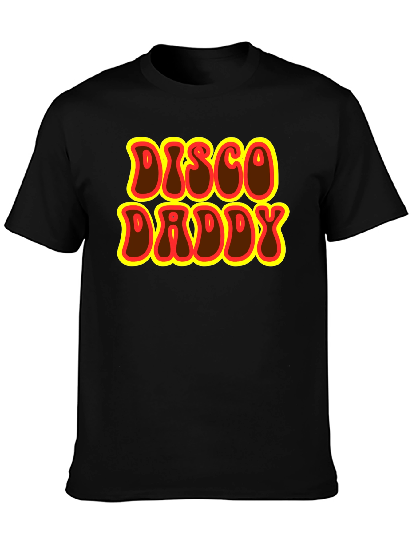 Retro Disco Daddy Black T-Shirt