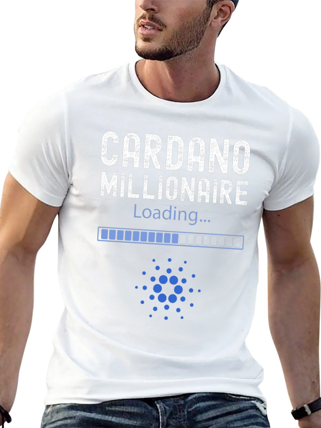 Cardano Millionaire Loading T-Shirt - Crypto Investor Tee