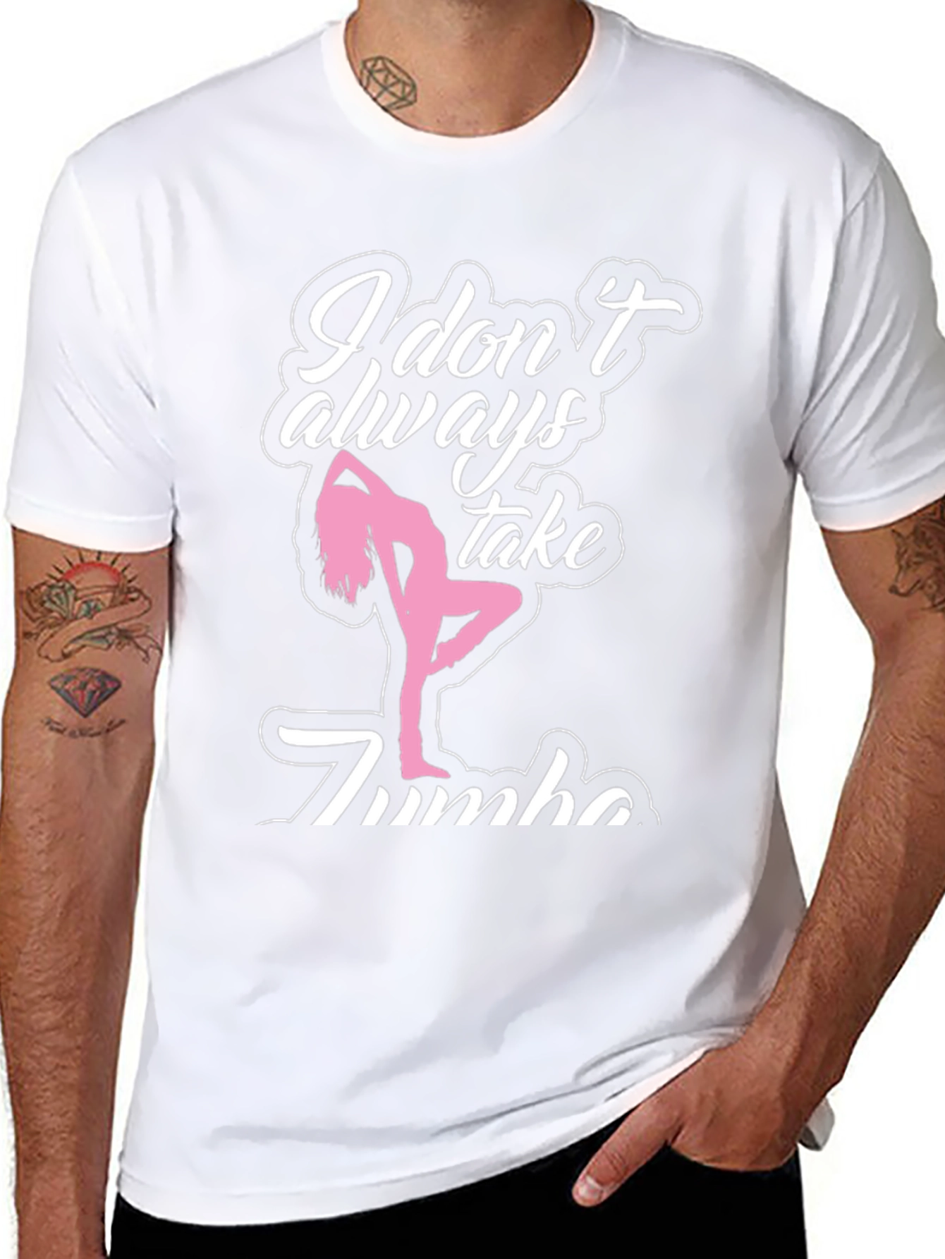 I Dont Always Take Zumba T-Shirt - Black