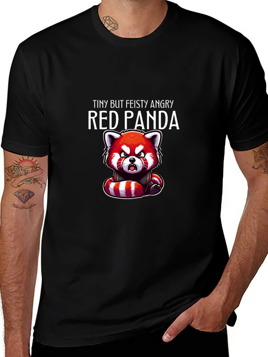Tiny But Feisty Angry Red Panda T-Shirt