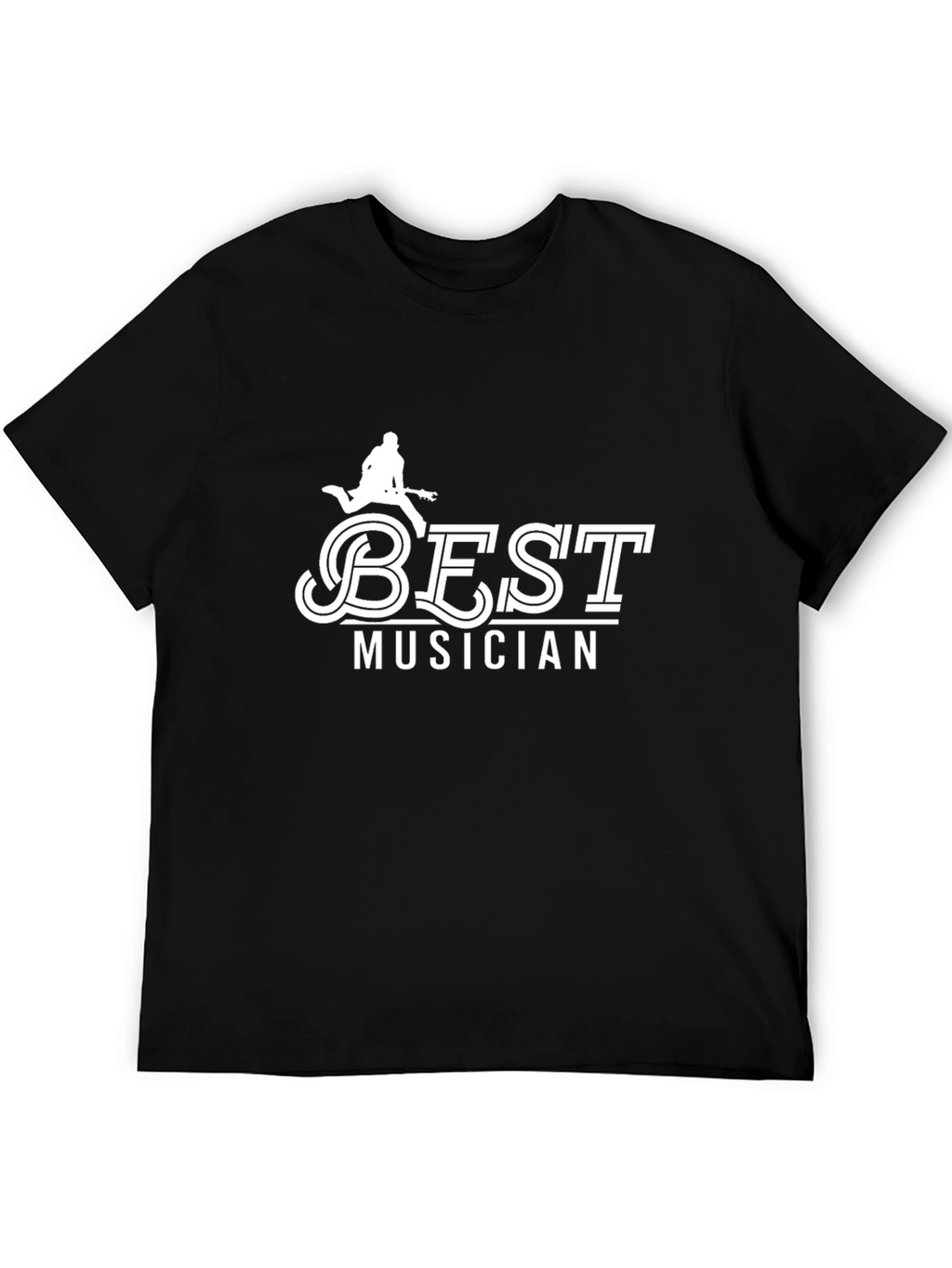 Best Musician Graphic Tee - Black
