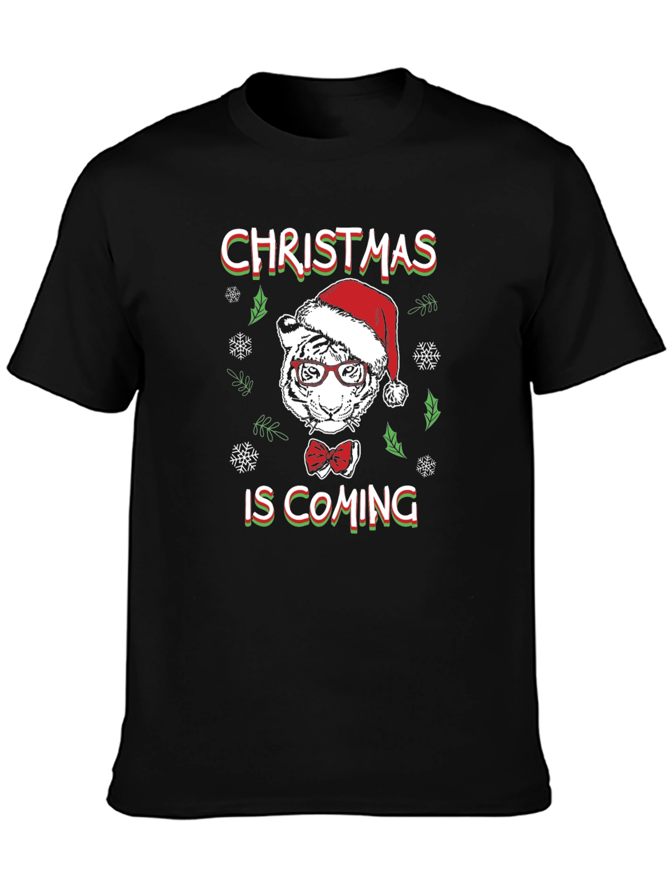 Christmas Tiger T-Shirt