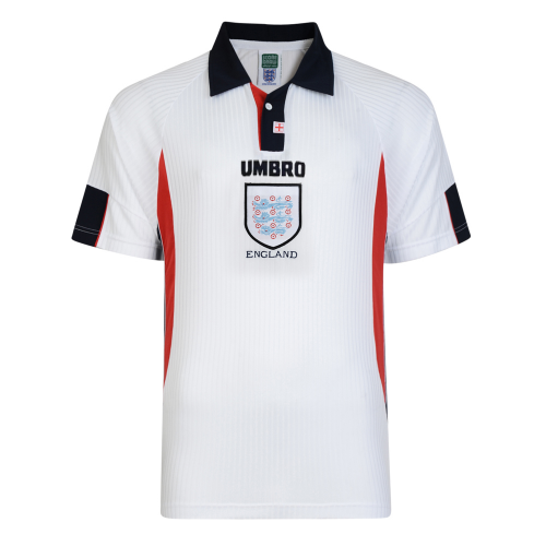 Owen #20 Retro England Home Jersey World Cup 1998 Image 3