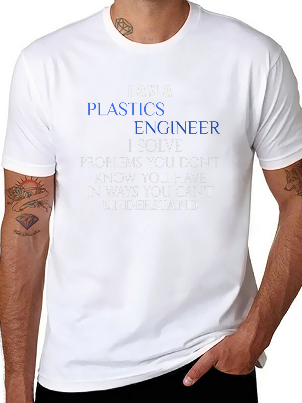 Plastics Engineer T-Shirt - Funny Profession Tee
