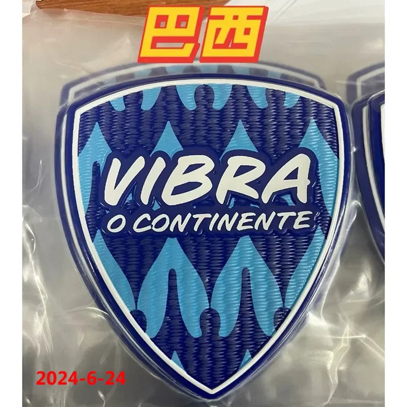 2024/25 Brazil 1:1 Quality Away Blue Fans Jersey Detail 3