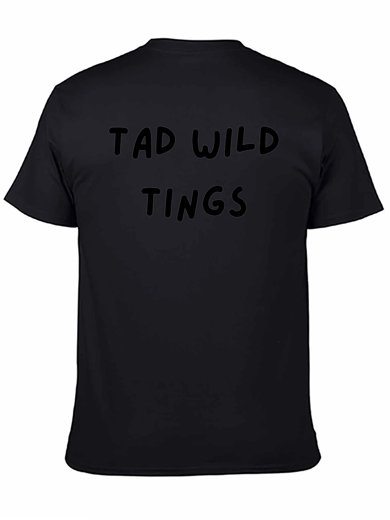 Tad Wild Tings Black Graphic Tee
