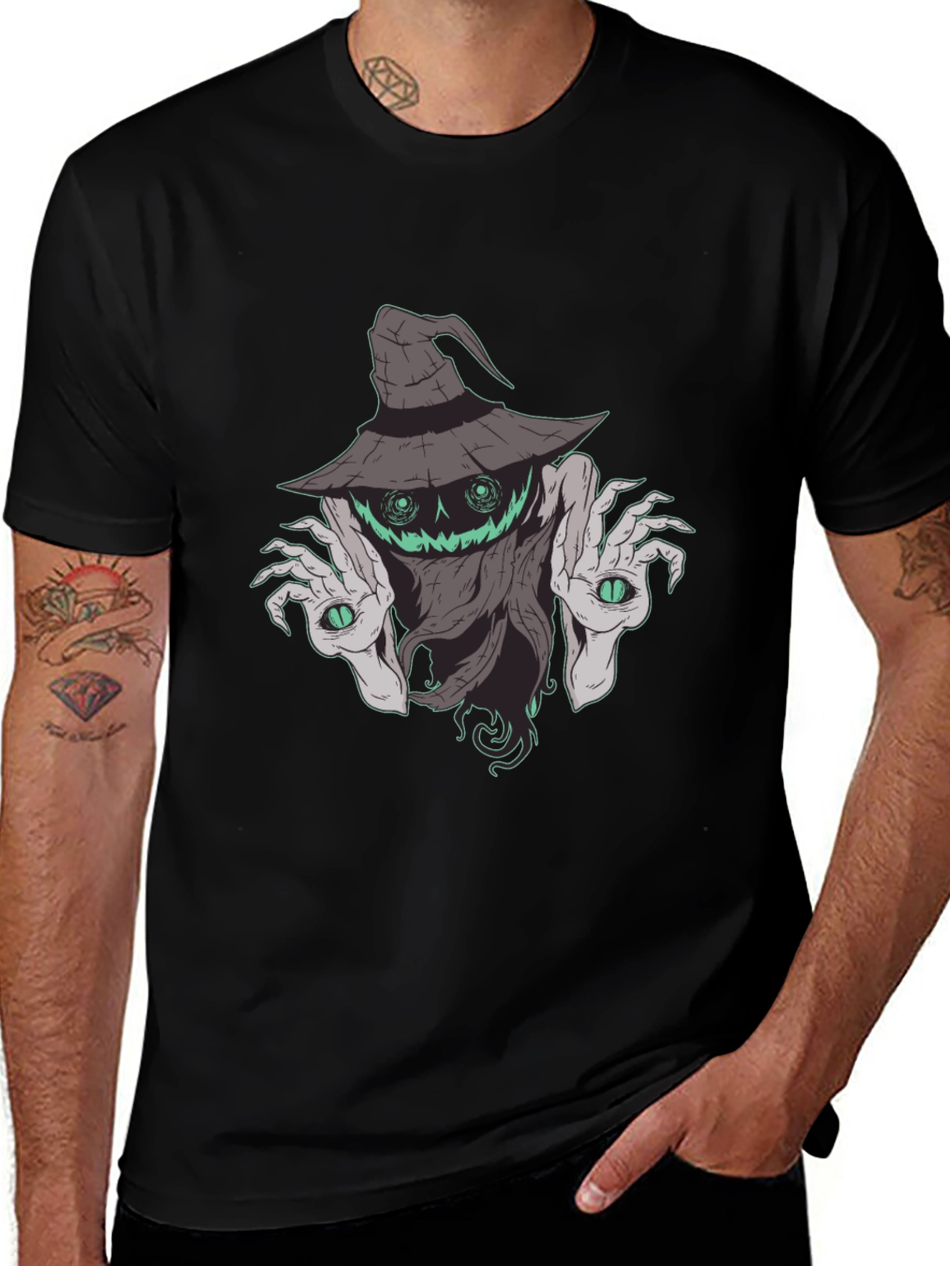 Spooky Monster Graphic Tee - Halloween Ready