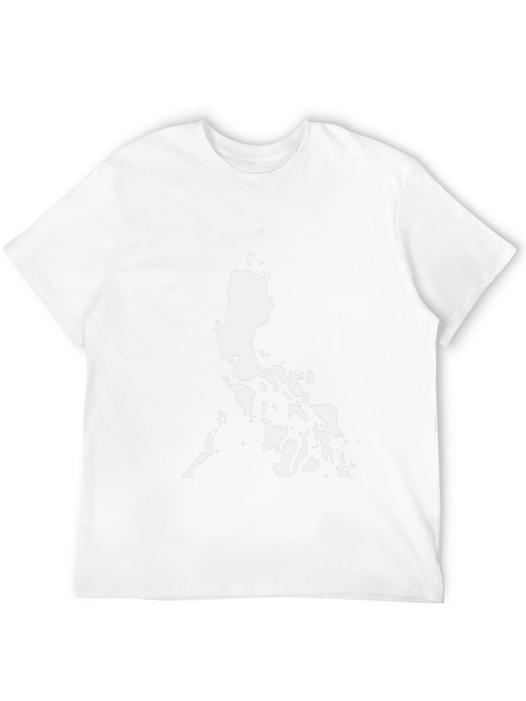Philippines Map Black T-Shirt