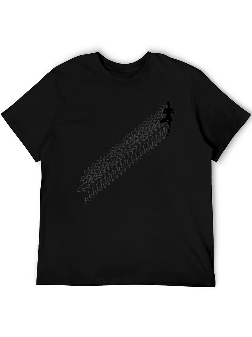 Running Man Silhouette T-Shirt