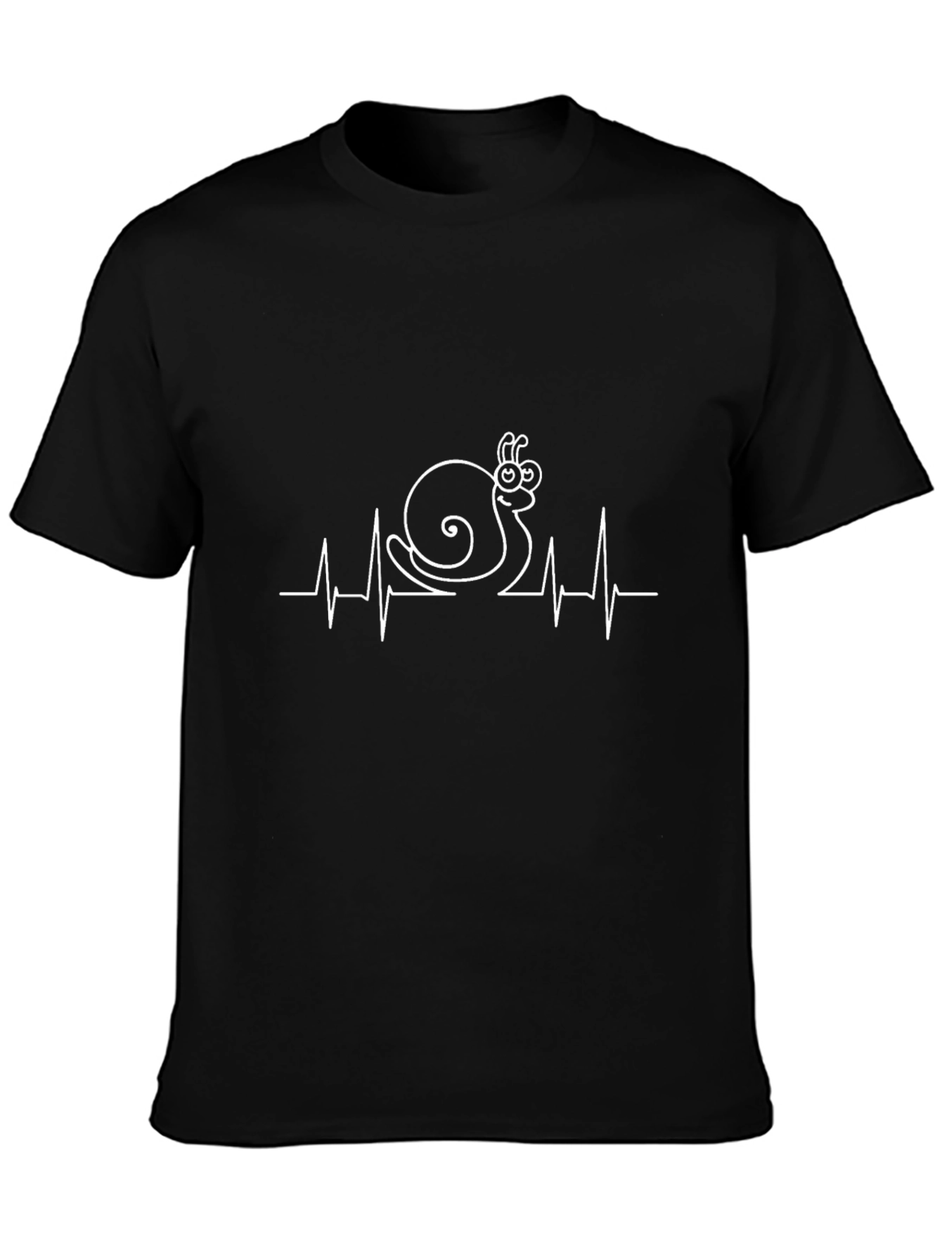 Snail Heartbeat T-Shirt - Funny Cartoon Tee