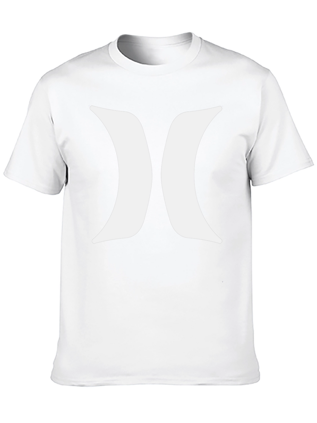 Black Hurley T-Shirt with White Logo