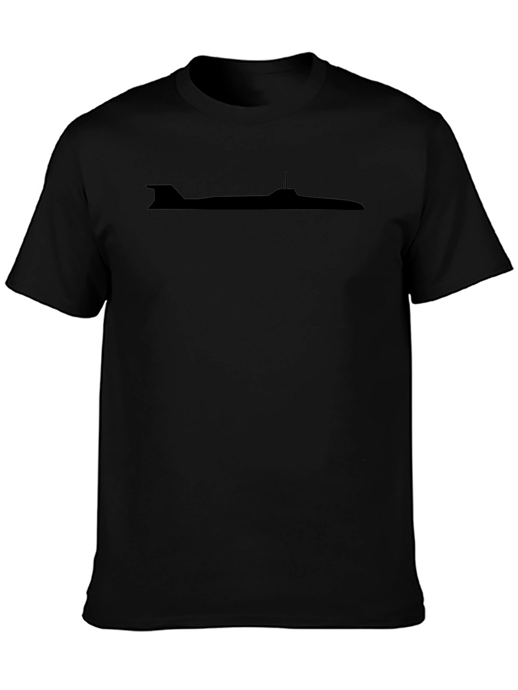Submarine Silhouette Black T-Shirt