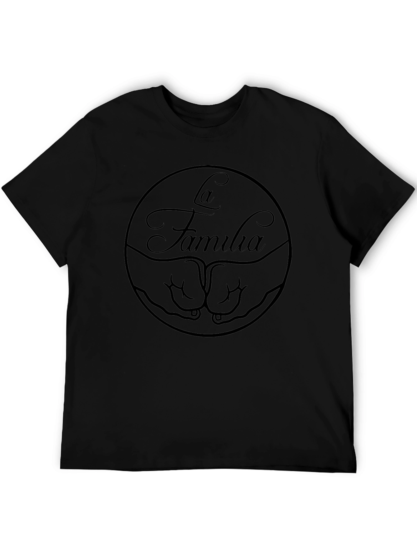 La Familia Black Graphic Tee