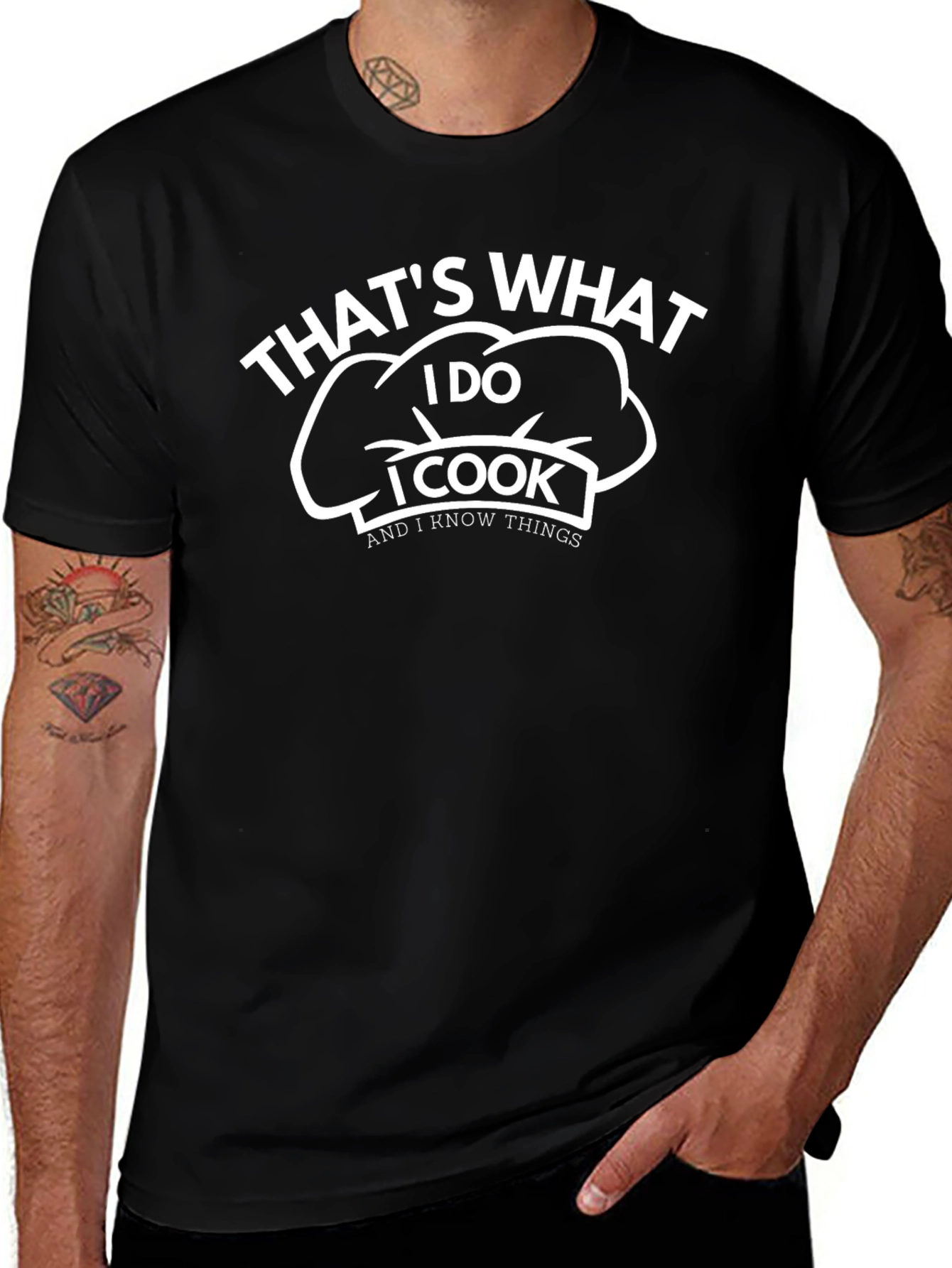 Thats What I Do I Cook and I Know Things Funny Chef T-Shirt