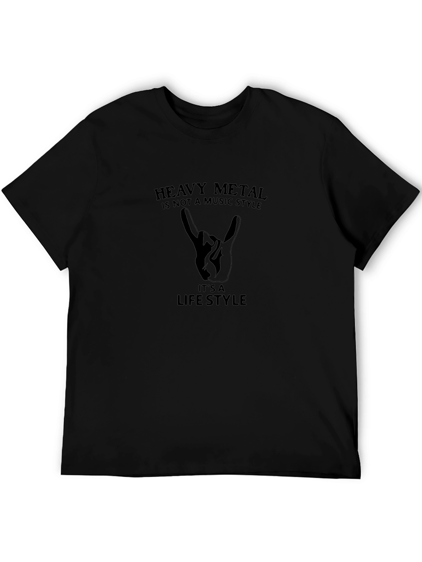 Heavy Metal Lifestyle T-Shirt - Black