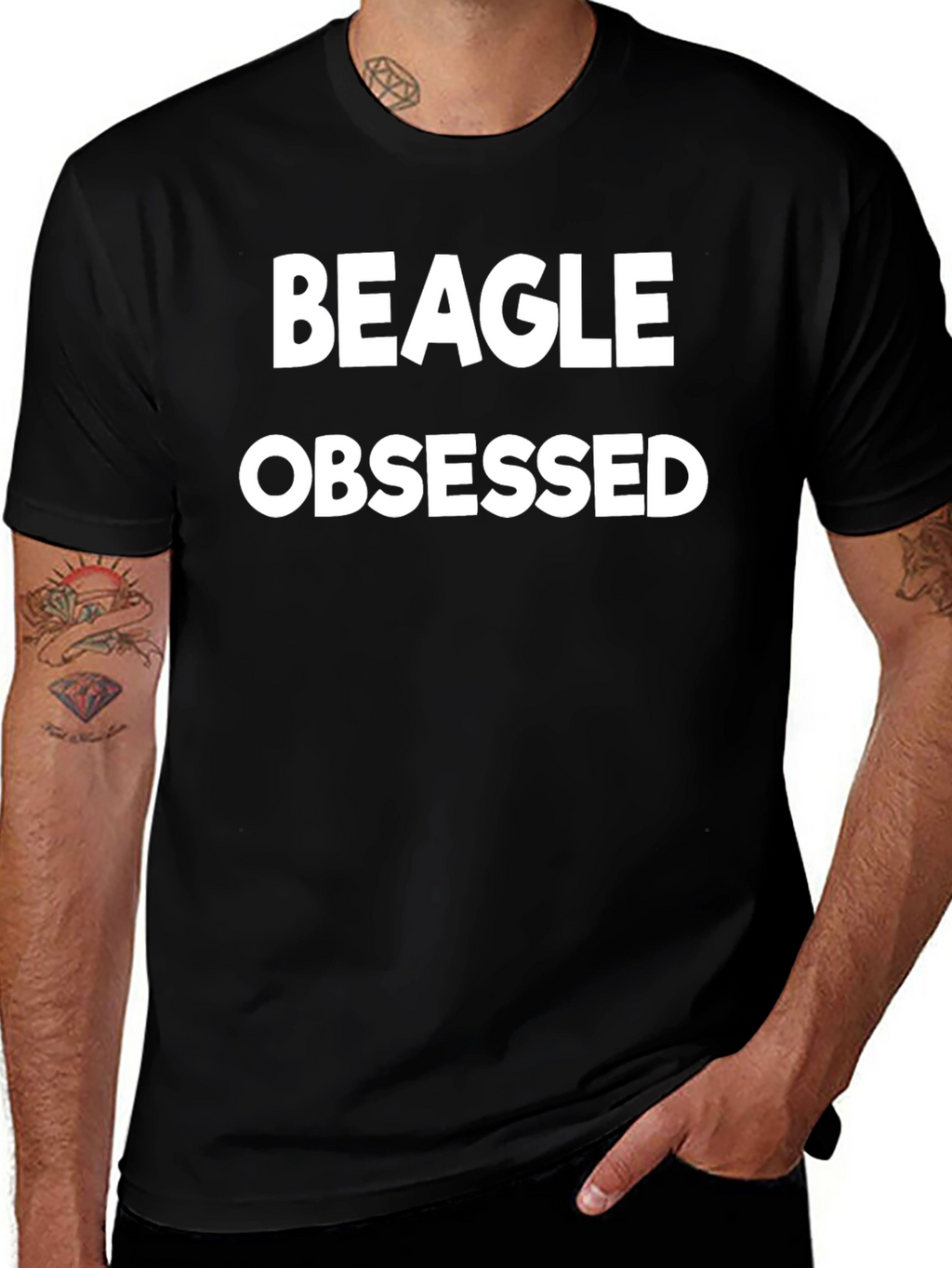 Beagle Obsessed Graphic Tee - Unisex Cotton T-Shirt