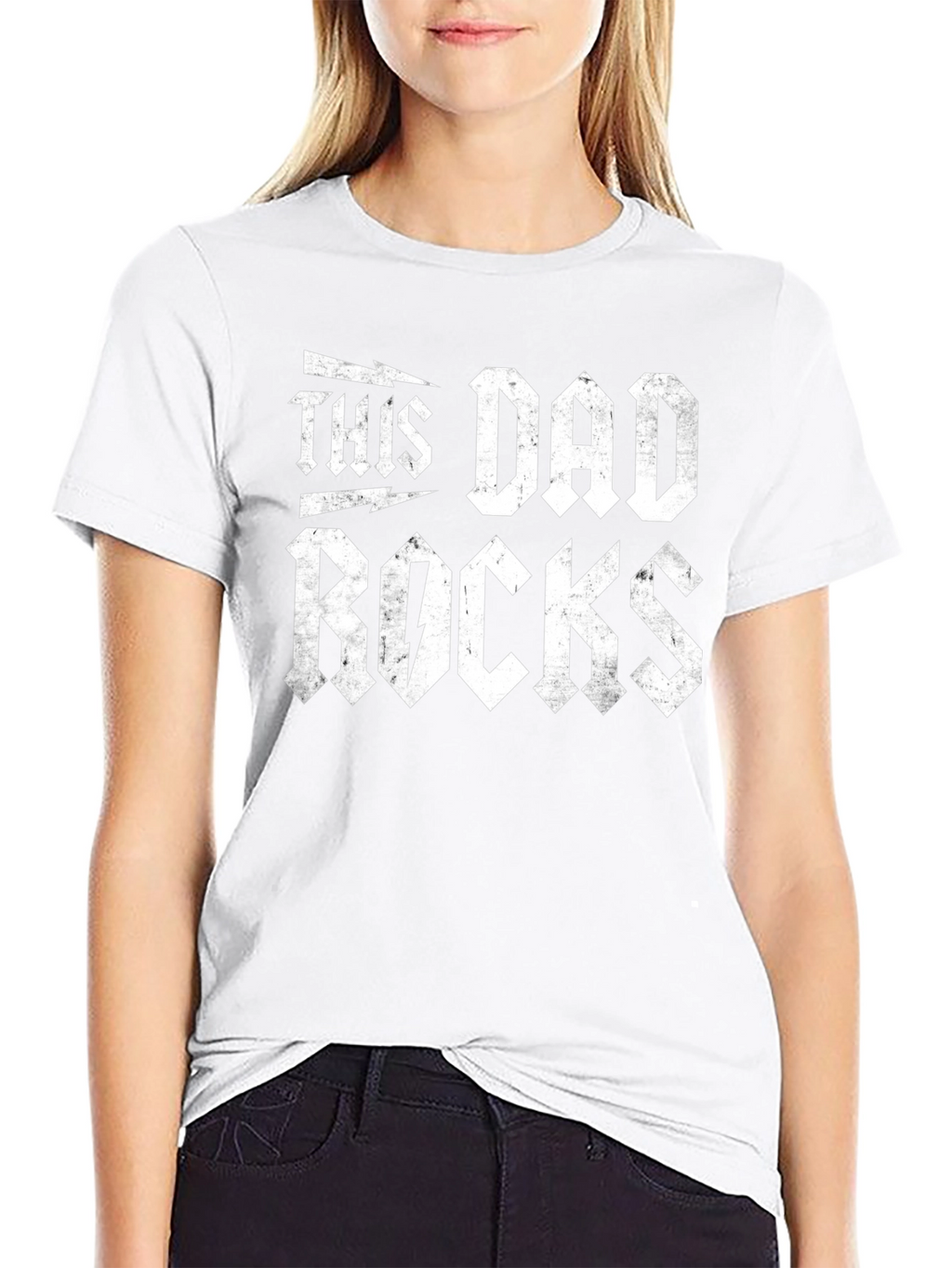 This Dad Rocks Graphic T-Shirt