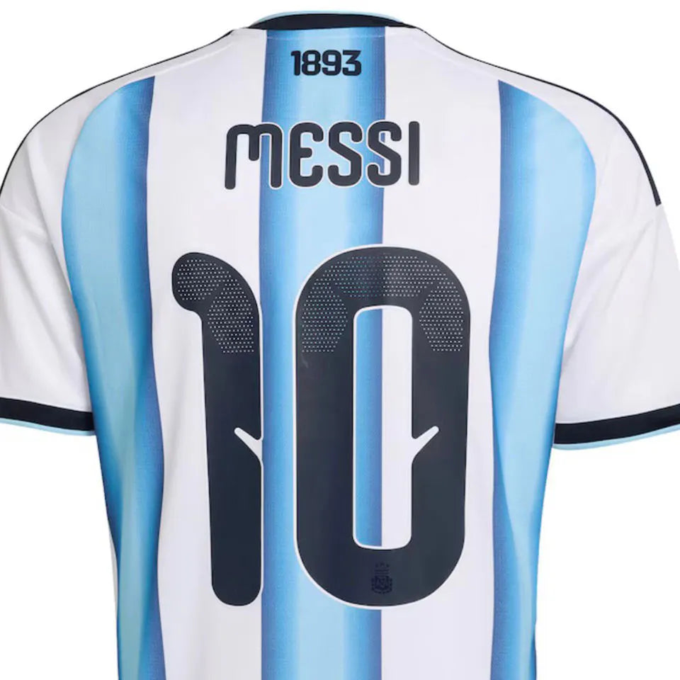 2026/27 Argentina Home Fans Long Sleeve Soccer Jersey 背上有1893 Detail 2