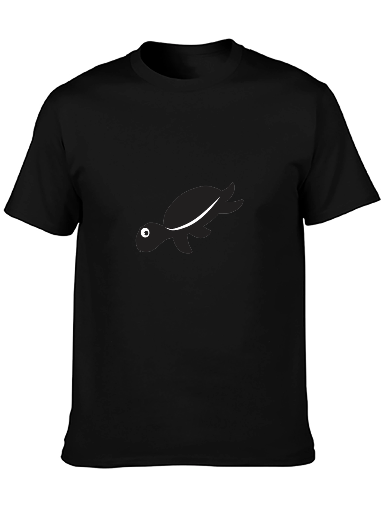 Black Turtle Tee - Casual Comfort