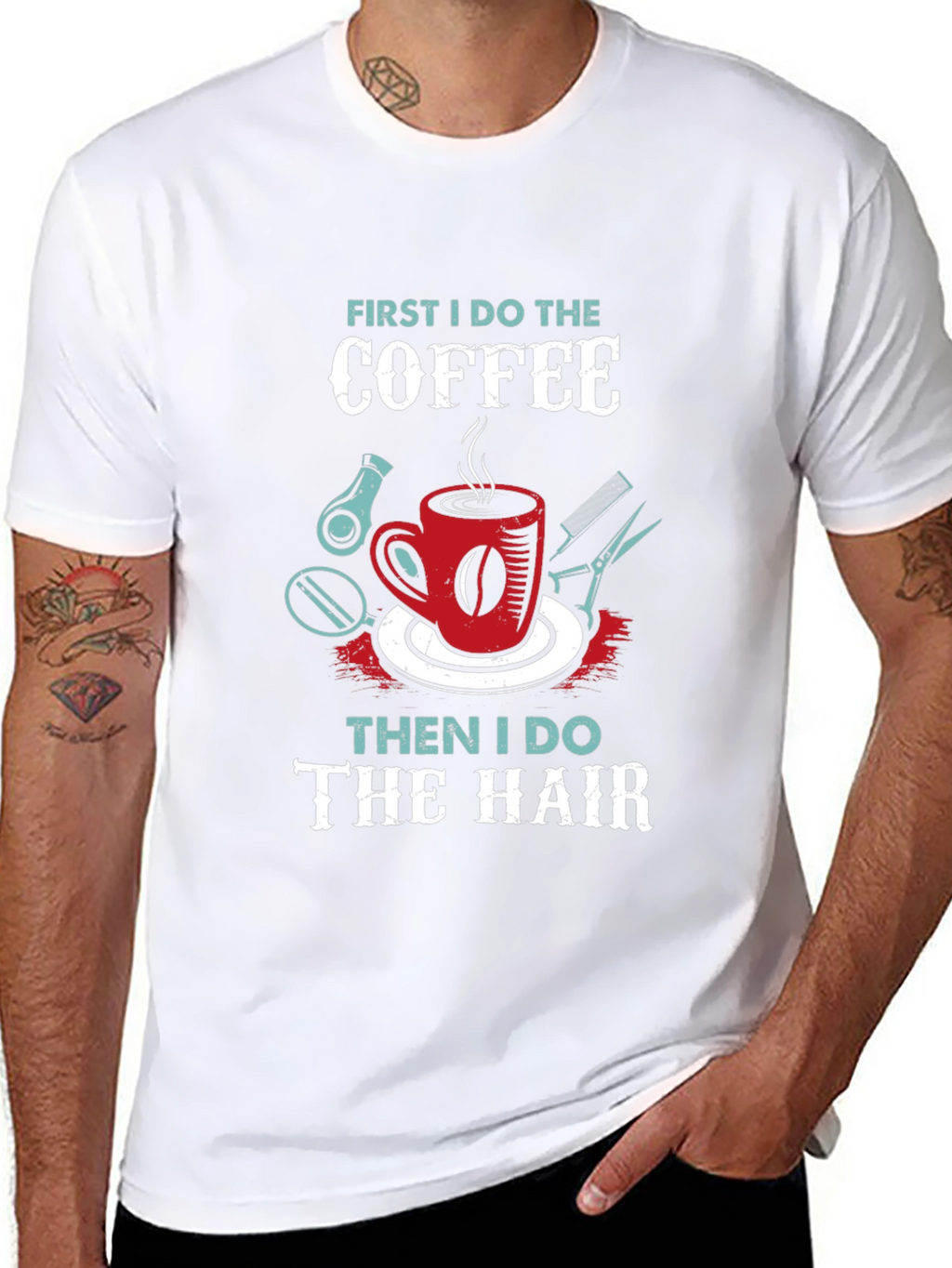 Coffee Then Hair Stylist T-Shirt