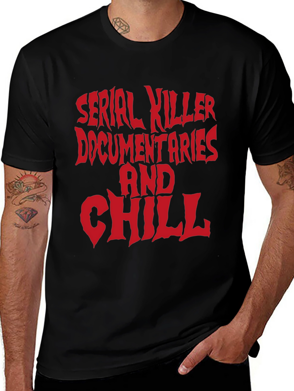 Serial Killer Docs and Chill Graphic Tee