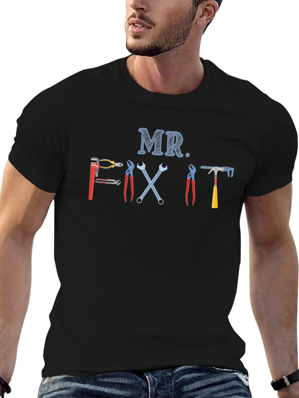 Mr. Fix It Graphic Tee - Handyman Shirt