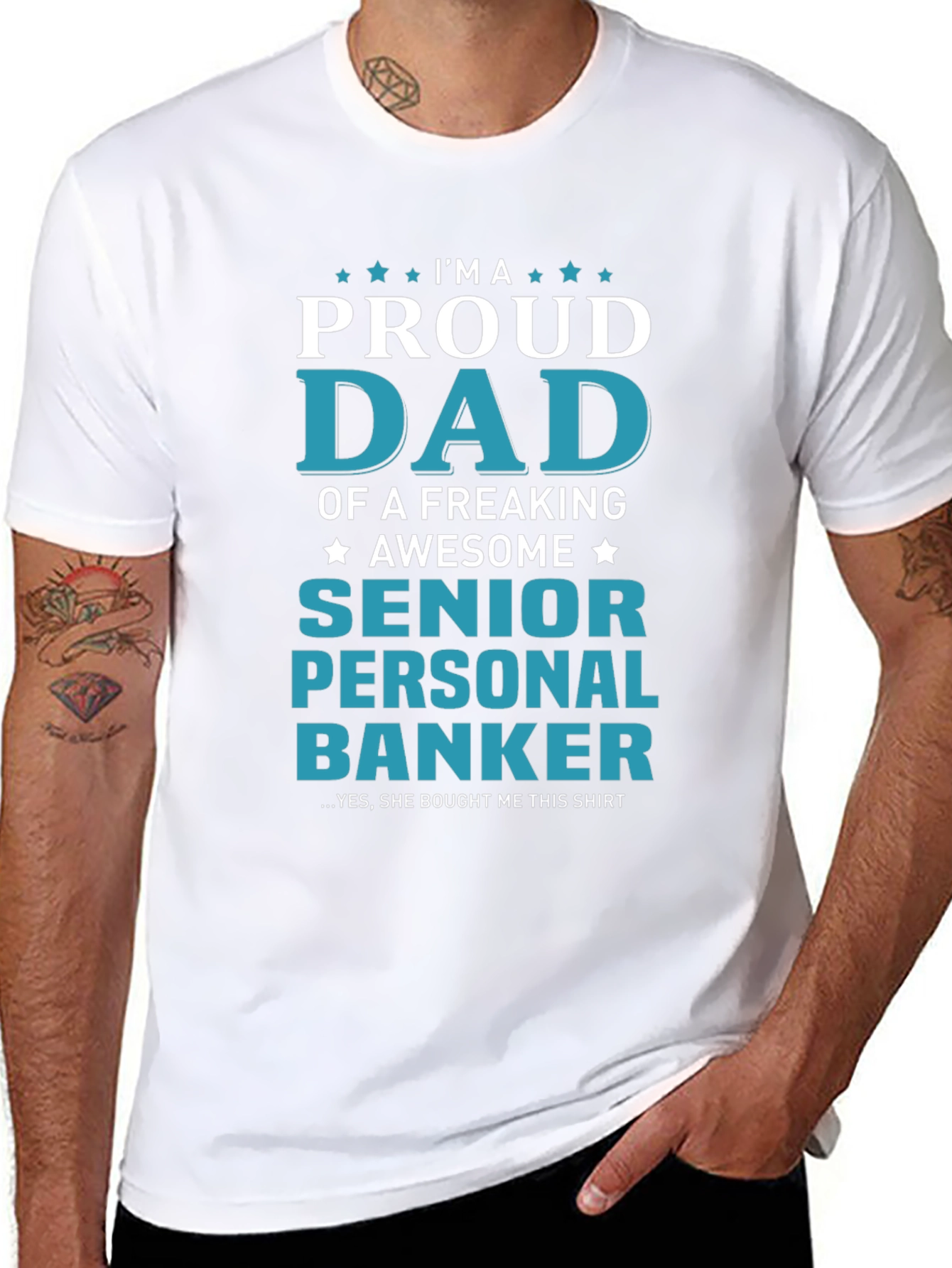 Proud Dad of a Senior Personal Banker T-Shirt