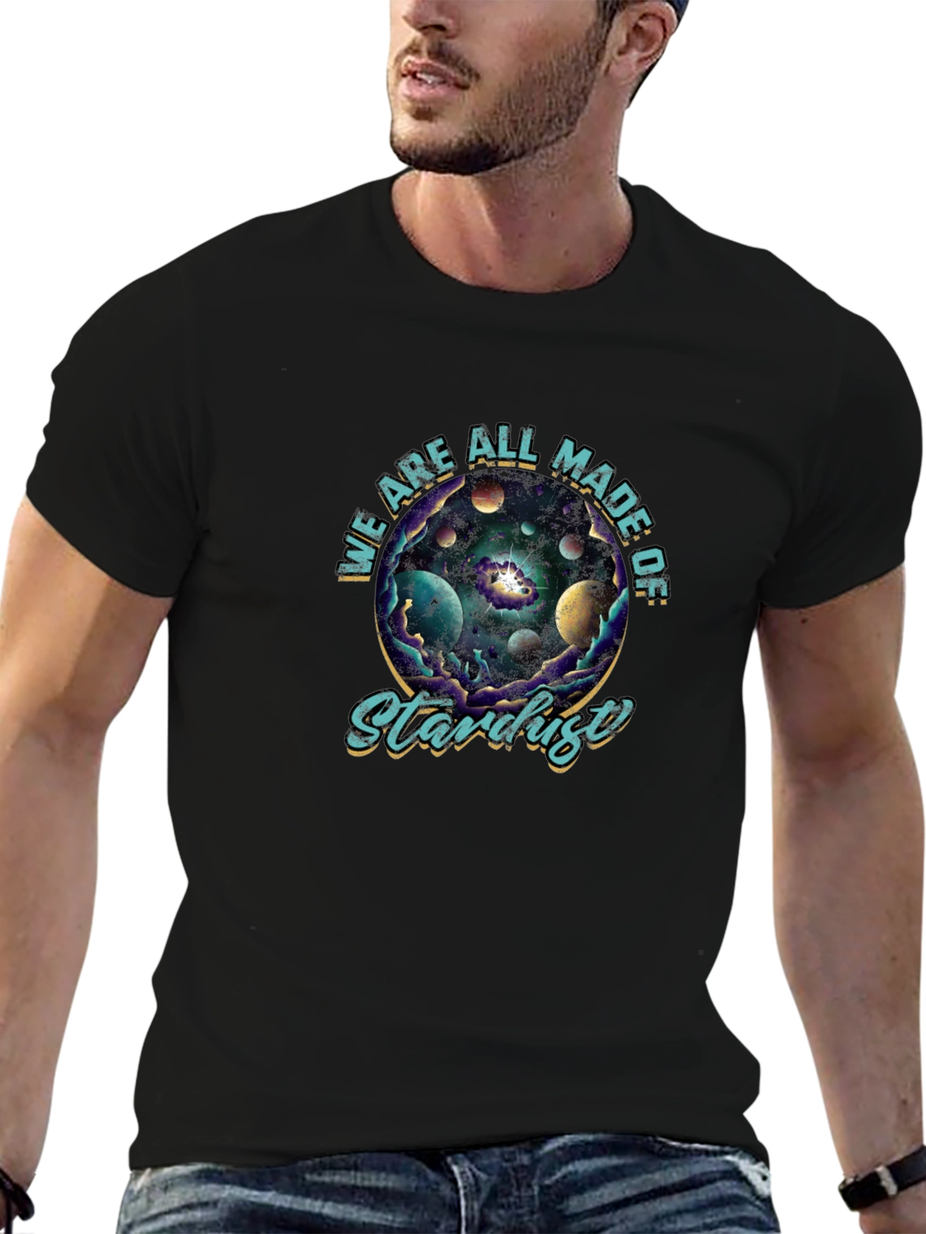 Stardust Graphic Tee - Universe Design