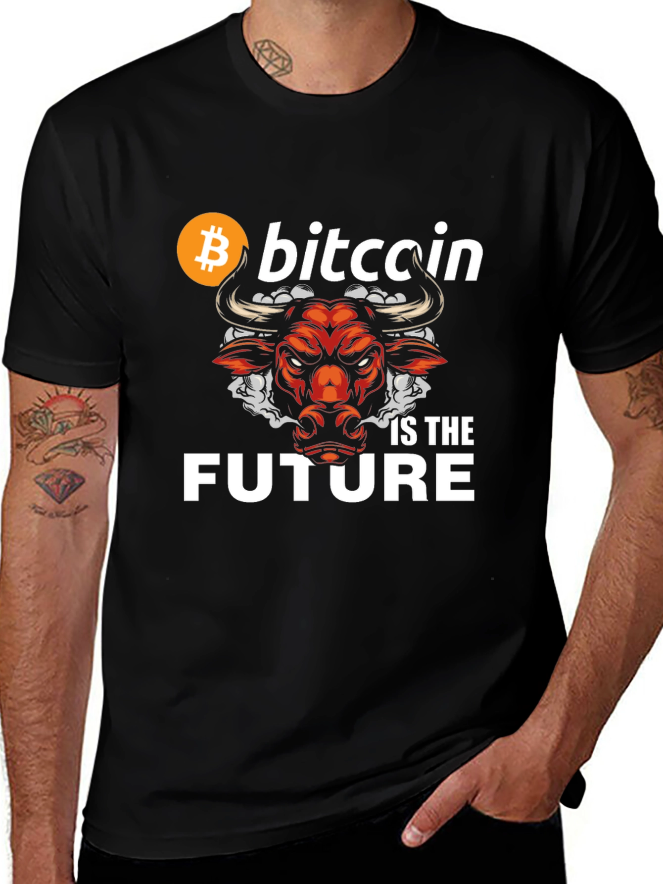 Bitcoin Bull T-Shirt - Crypto Future Tee