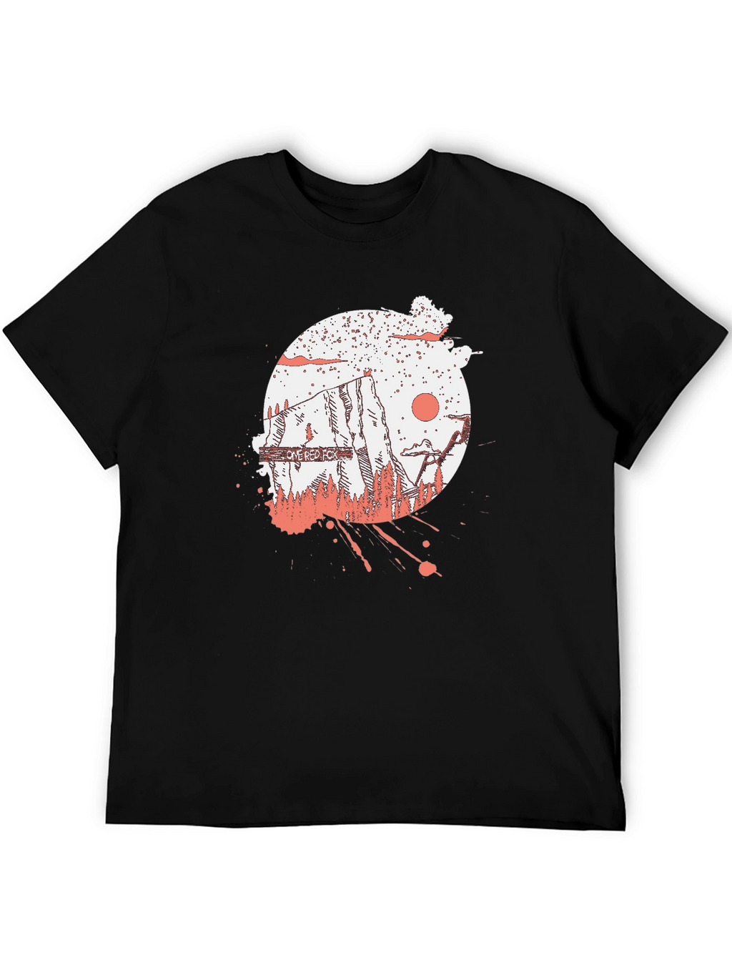 One Red Fox Graphic T-Shirt