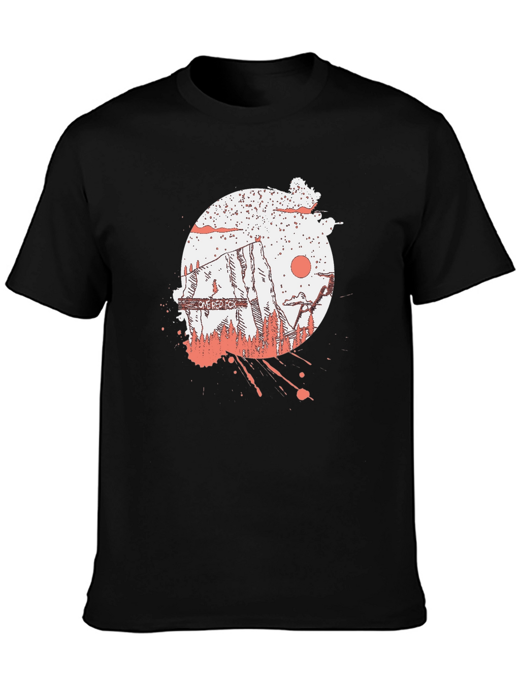 One Red Fox Graphic T-Shirt