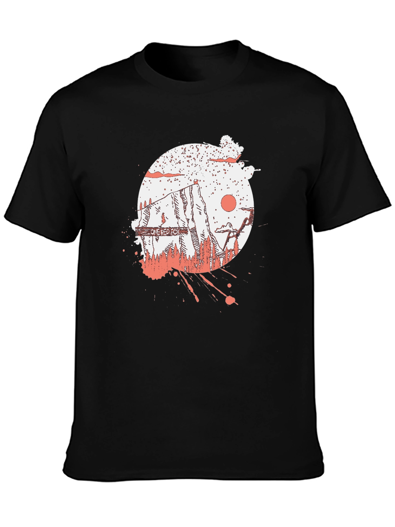 One Red Fox Graphic T-Shirt
