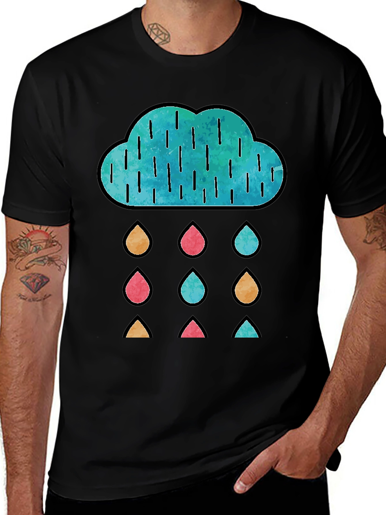 Rainy Day Cloud Graphic Tee