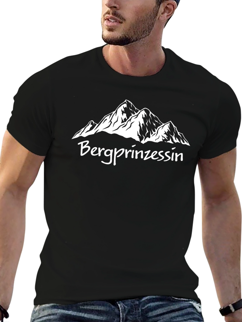 Bergprinzessin Mountain T-Shirt - Black