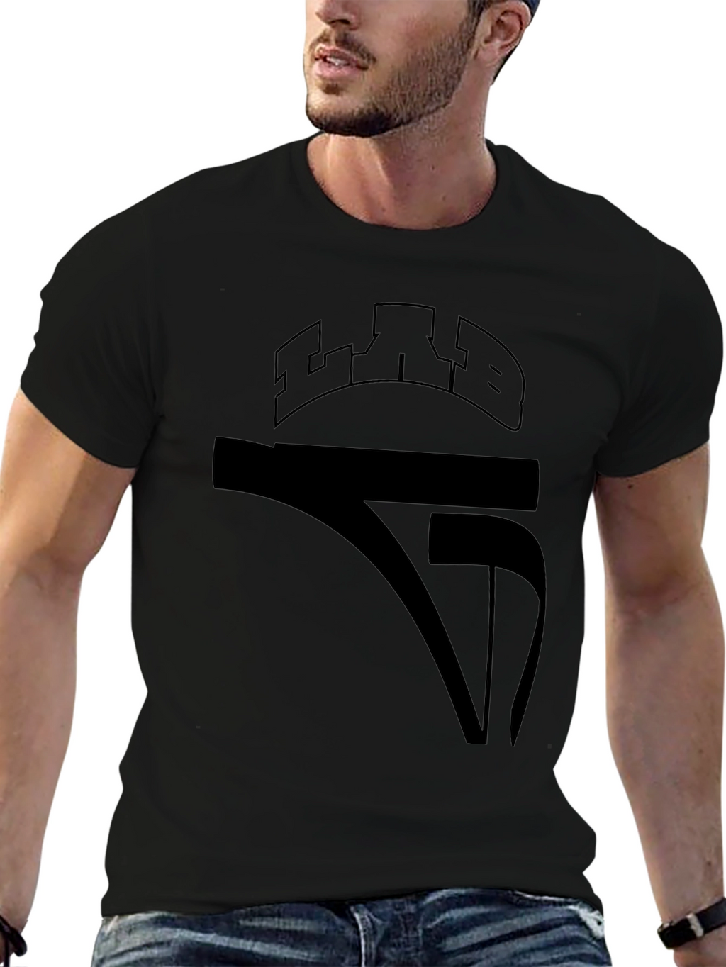 Black Graphic T-Shirt - Mens Casual Wear