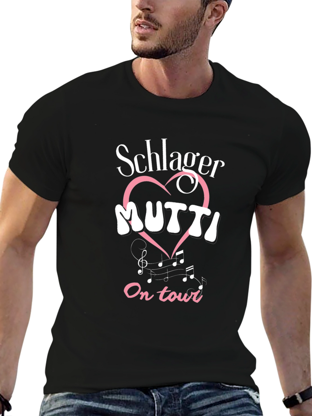Schlager Mutti On Tour Graphic T-Shirt