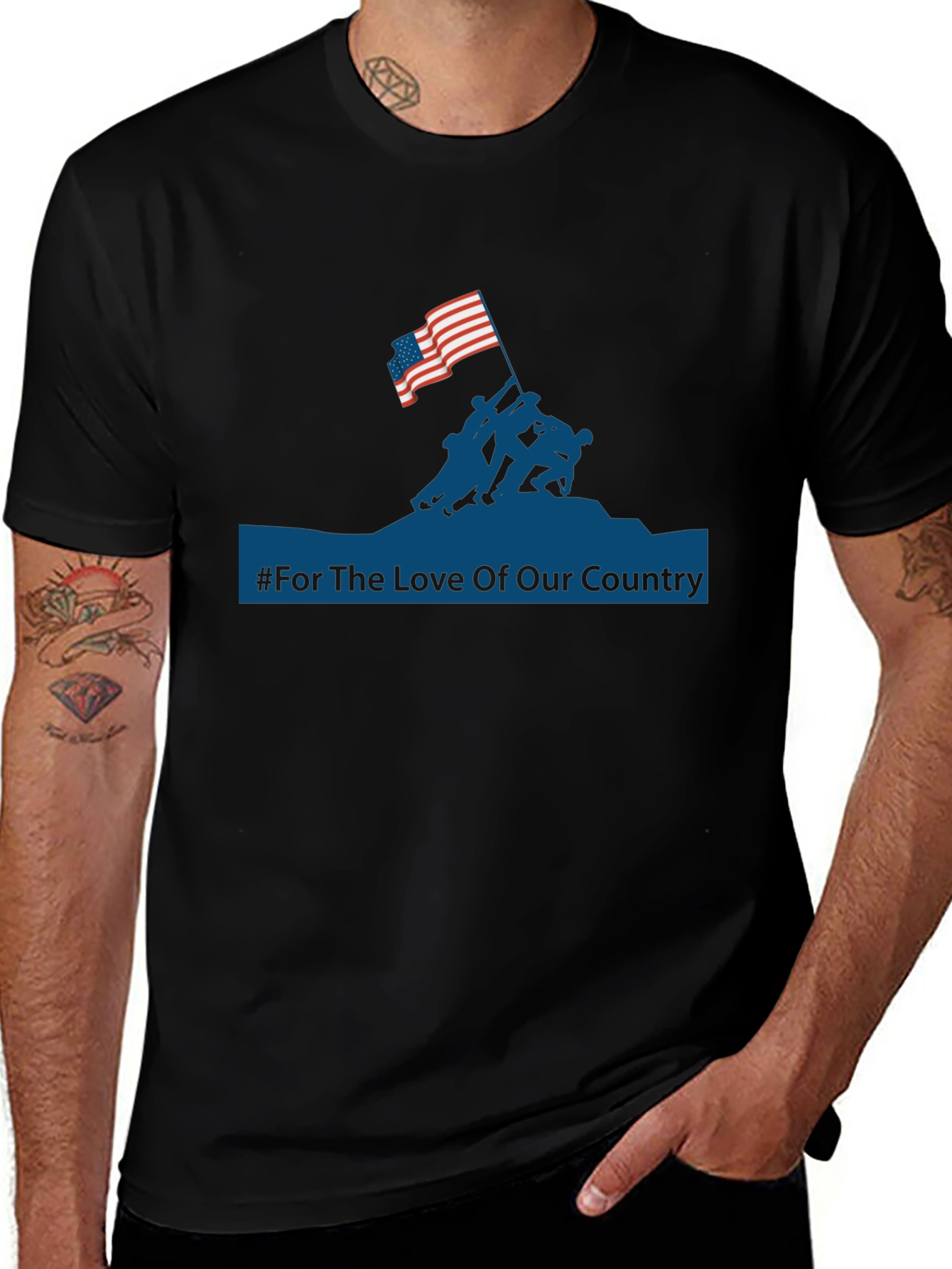 Patriotic Tee: For the Love of Our Country