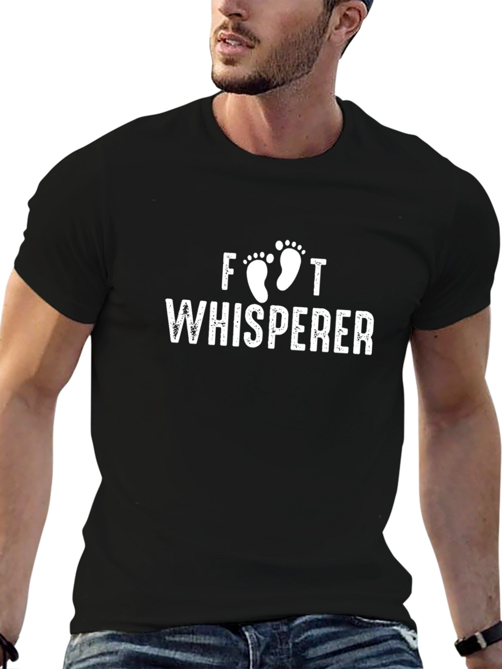 Foot Whisperer Funny Graphic T-Shirt