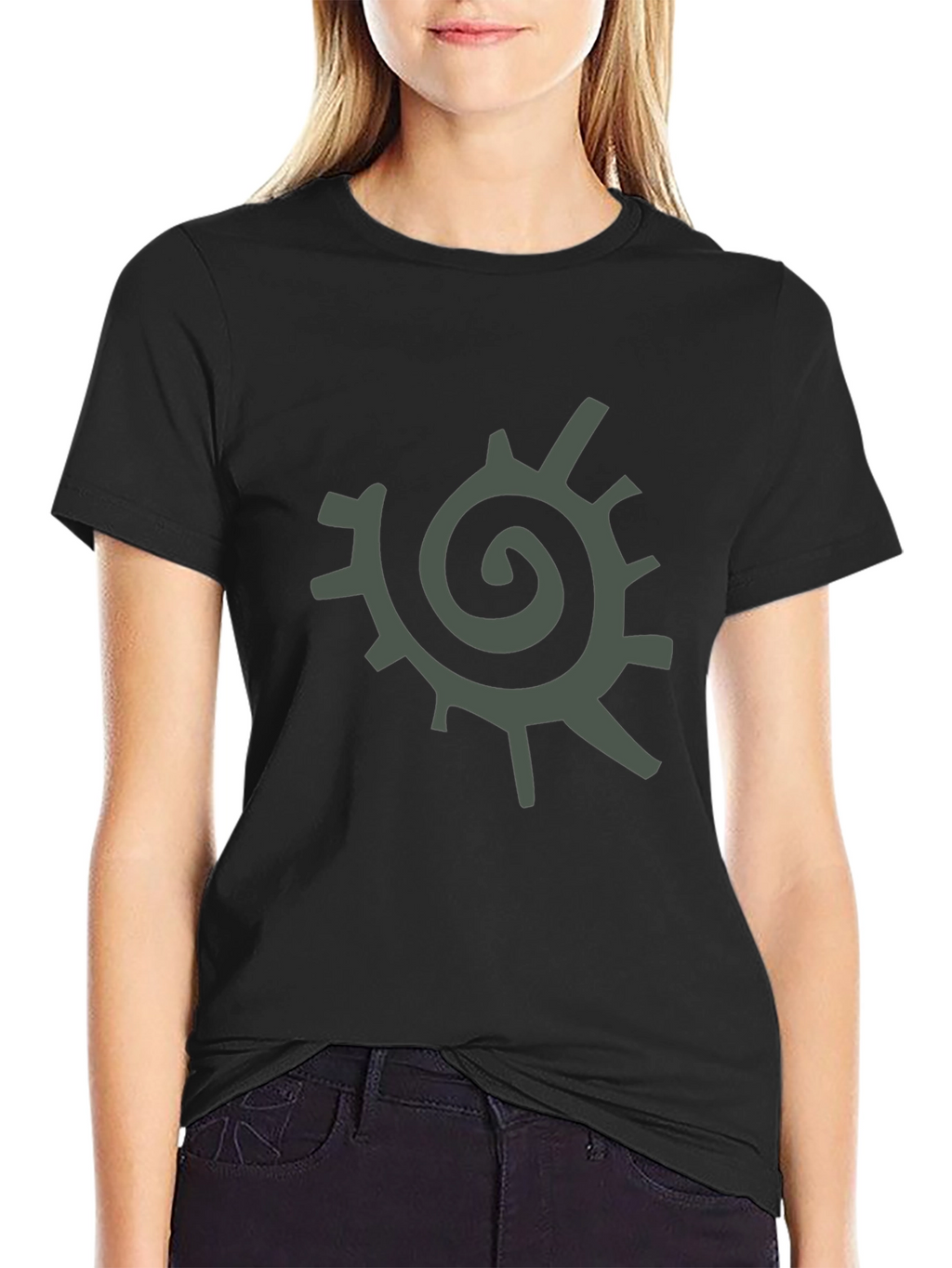 Spiral Graphic Tee - Modern Casual Style