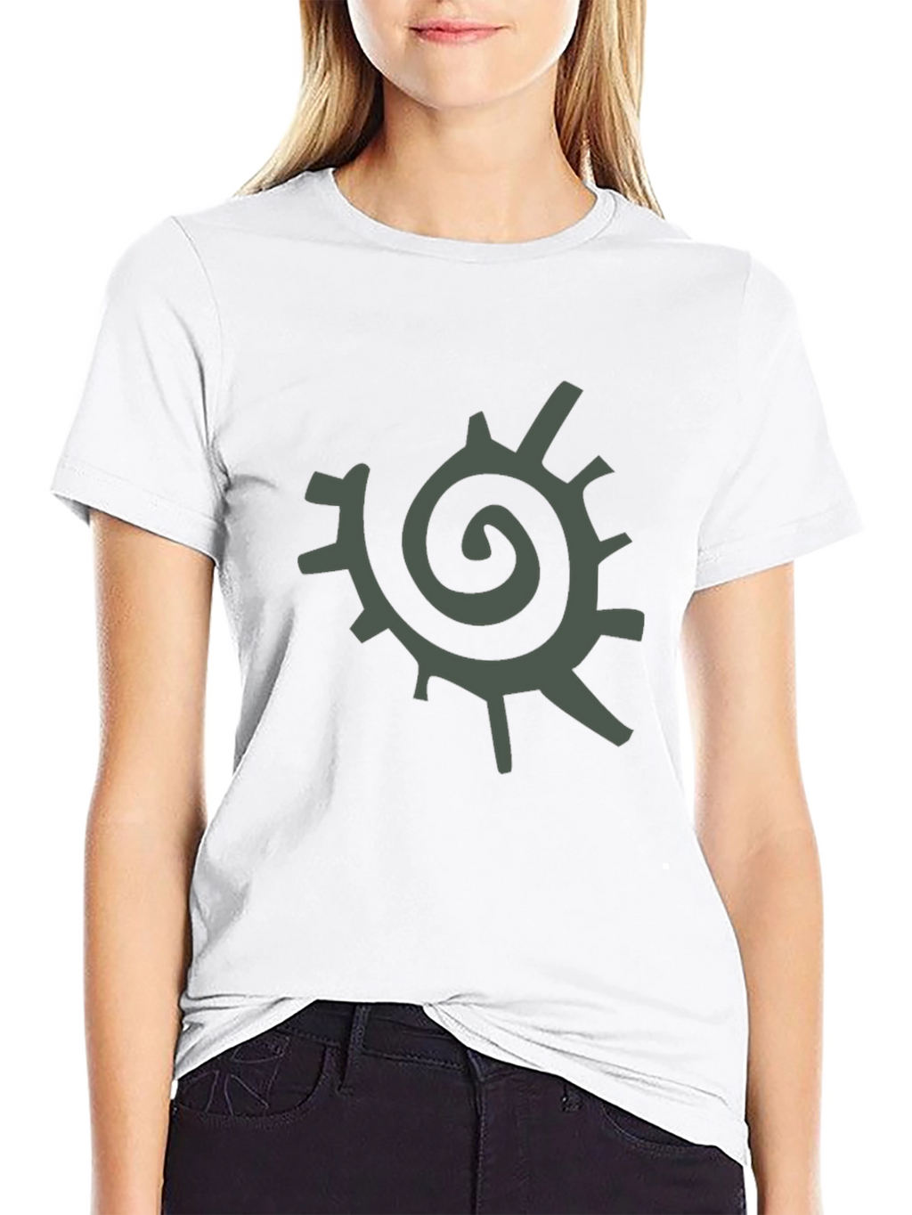 Spiral Graphic Tee - Modern Casual Style