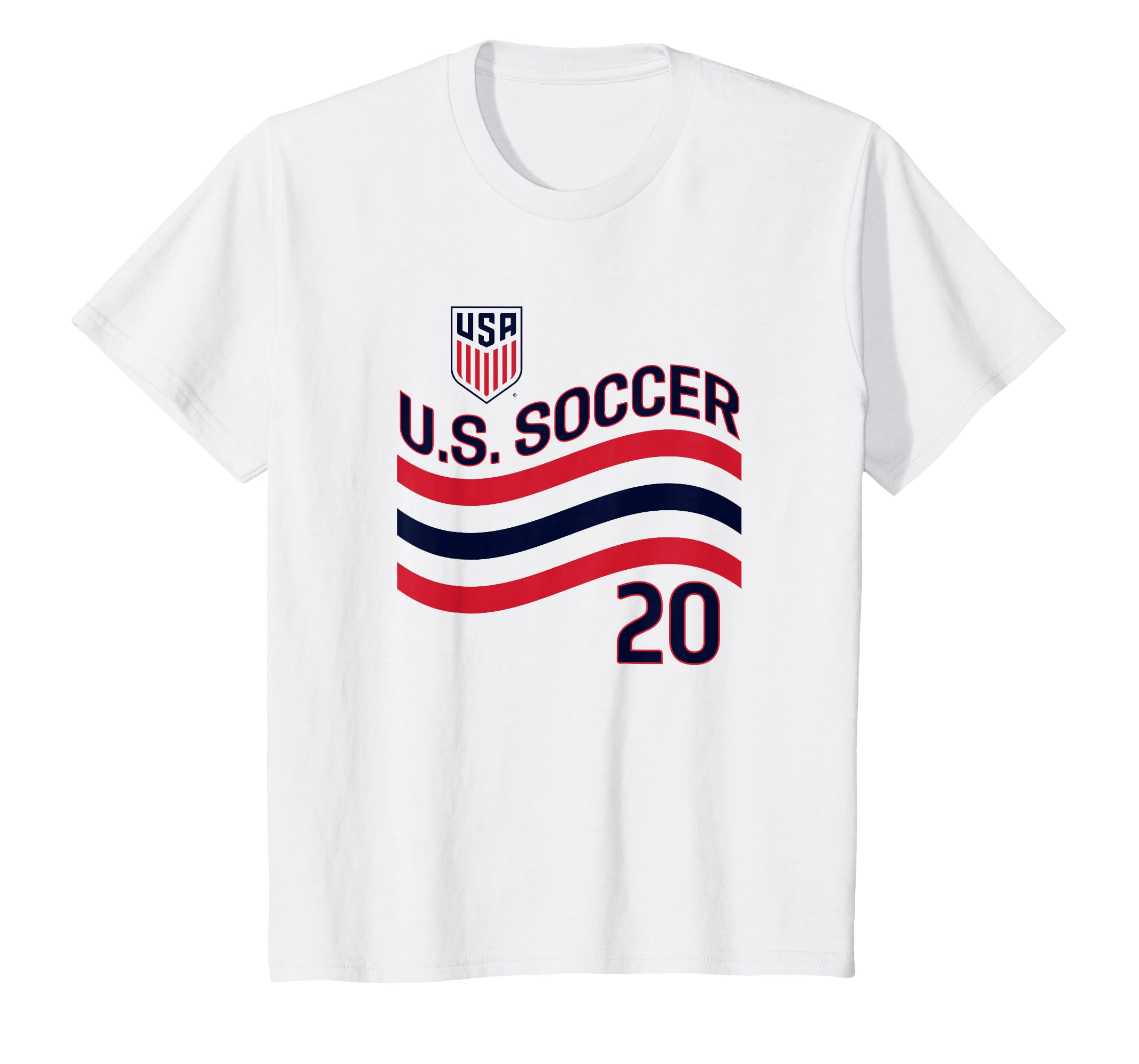 USMNT Folarin Balogun 20 White Soccer T-Shirt