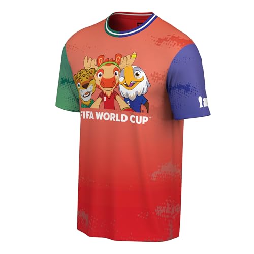 World Cup Mascot Short Sleeve Soccer Jersey Top